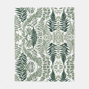 Cobertor De Velo Sage Green Floral Elegante