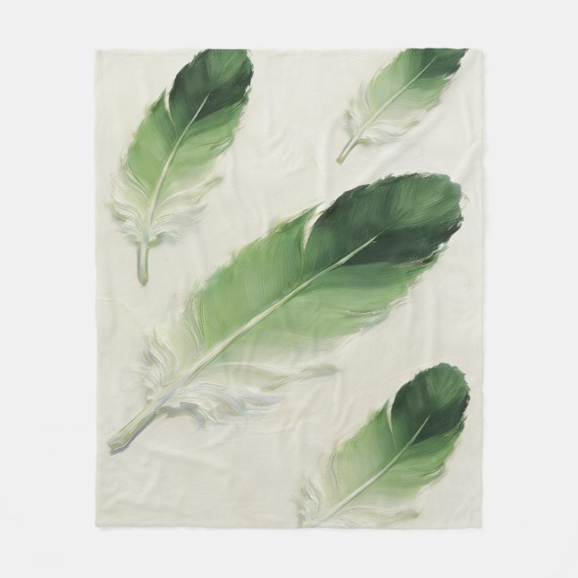 Cobertor De Velo Sage Verde Pena Suave Estética Moderna Boho (Frente)