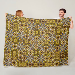 Cobertor De Velo Sagrado Mayan Dourado Topaz Pattern Quilt