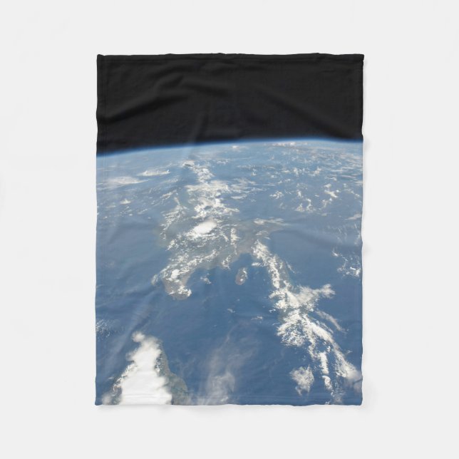 Cobertor De Velo Saharan Dust soprando Westward No Atlântico. (Frente)