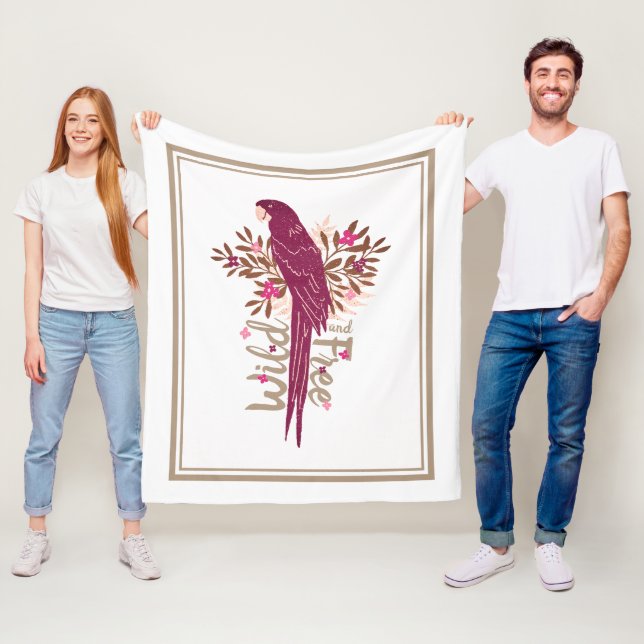 Cobertor De Velo Salas Tropicais de Ara Selvagem e Livre (In Situ)