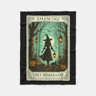 Cobertor De Velo Salem 1692 Bruxa De Halloween Perderam Um Tarô C