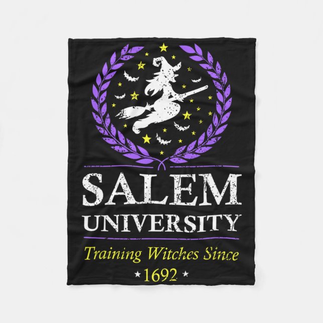 Cobertor De Velo Salem Witch Treinando Mulheres de Halloween (Frente)