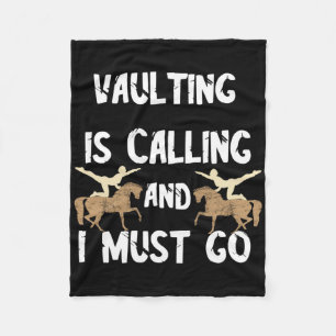 Cobertor De Velo Salto Está Chamando E Eu Tenho Que Ir Para Cavalo 