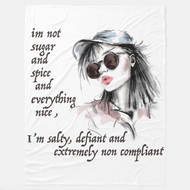 Cobertor De Velo Salty e Defiant (Frente)