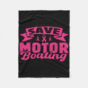 Cobertor De Velo Salvar Motores de Barco Divertido Câncer de Mama F