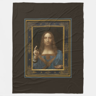 Cobertor De Velo Salvator Mundi c 1500 Leonardo da Vinci Arte Fina