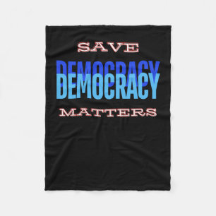 Cobertor De Velo Salve a Democracia. Democracy S. Sticker1