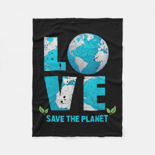 Cobertor De Velo Salve O Planeta Amor Erde Salve O Ambiente Mundial