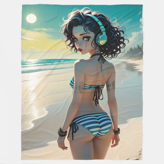 Cobertor De Velo Sammi Dollz Fleece Blanket (Frente)