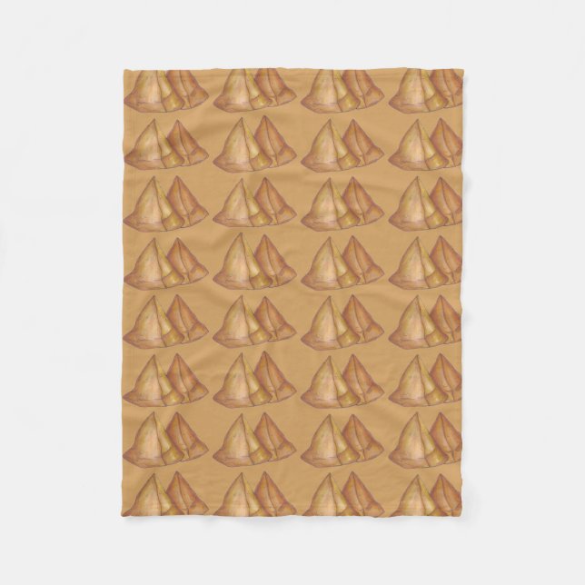 Cobertor De Velo Samosas, caseiras, Comida de Cozinhar indiana (Frente)