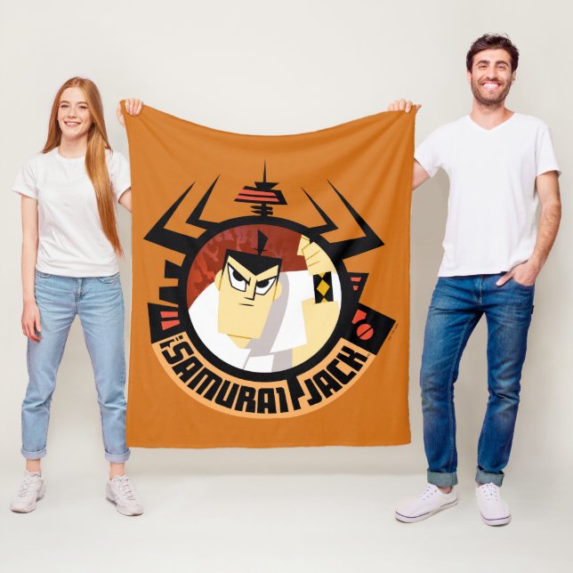 Cobertor De Velo Samurai Jack No Quadro Futurístico De Aku (In Situ)