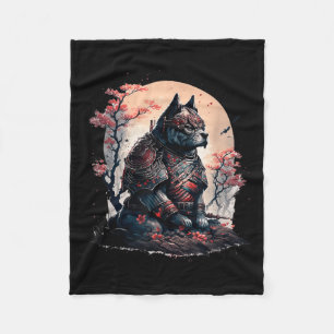 Cobertor De Velo Samurai Ninja Cachorro Japonês Tatuagem Gráfica Pa