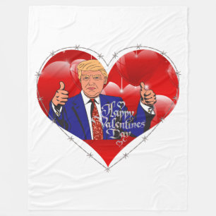 Cobertor De Velo sanduíche do doald trump