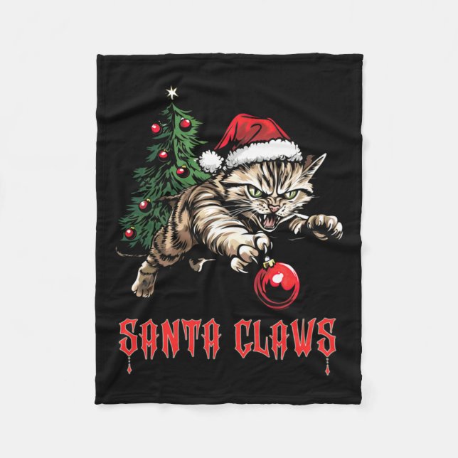 Cobertor De Velo Santa Claws Long Sleeve  (Frente)