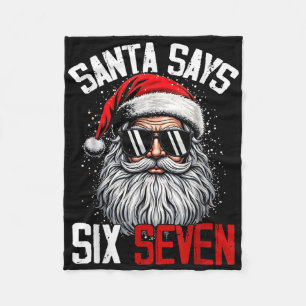 Cobertor De Velo Santa Diz Seis Sete 67 Geração Z Alpha Meme Gíria