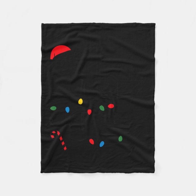 Cobertor De Velo Santa's Favorite Helper Funny Christmas  (Frente)