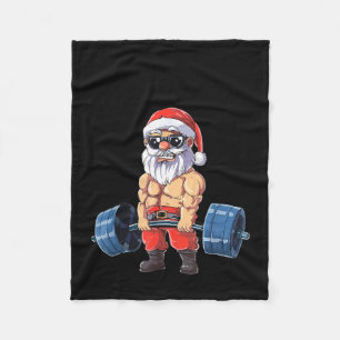 Cobertor De Velo Santashred Papai Noel engraçado Meme Natal Academi