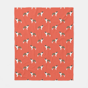 Cobertor De Velo Santo Bernard Dogs Pattern