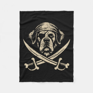 Cobertor De Velo Santo de Taxa de Vintagem Bernard Crossbones Cacho