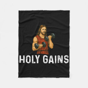 Cobertor De Velo Santo Deus da Igreja Ganha - Pesando Levantando o