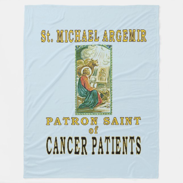 COBERTOR DE VELO SANTO MICHAEL DE ARGEMIR FLEECE BLANKET (Frente)