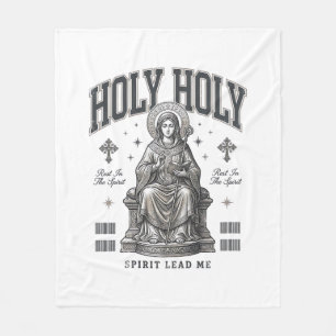 Cobertor De Velo Santo Santo Desenho de Camisa Religiosa de Gravura