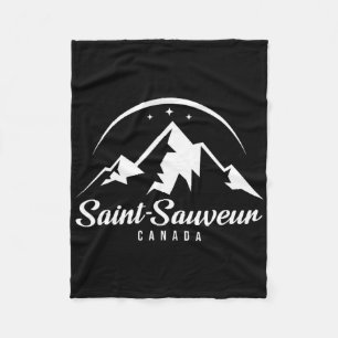 Cobertor De Velo Santo sauveur Canada Ski Resort Skiing Snowboardin