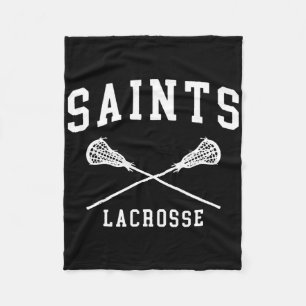 Cobertor De Velo Santos do Siena College Lacrosse Throwback Retro C