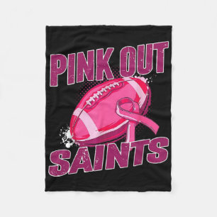 Cobertor De Velo Santos Pink Out Futebol Tackeiam Cancer da Mama
