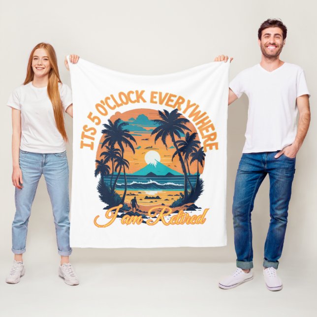 Cobertor De Velo São 5 horas em todo lugar que estou aposentado (In Situ)