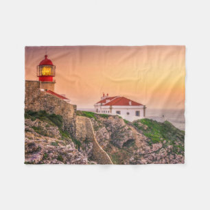 Cobertor De Velo Sao Vicente de Cabo no por do sol o Algarve,