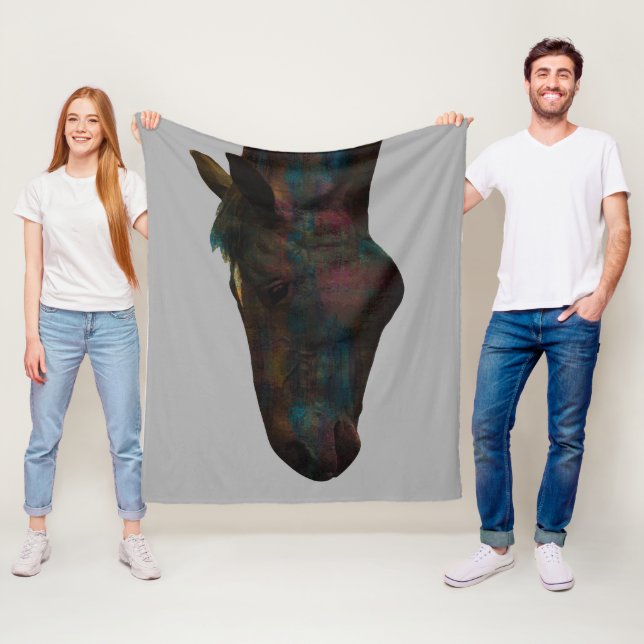 Cobertor De Velo Sapo Gracioso de Equídeos: Design de Cabeça de Cav (In Situ)