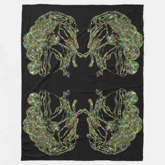 Cobertor De Velo Sapo Super Tamanho Neon