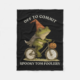 Cobertor De Velo Sapo Whimsical Para Cometer O Tom Foolery Para