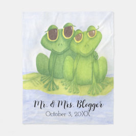 Cobertor De Velo Sapos Adoráveis