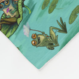 Cobertor De Velo Sapos Chill Summer