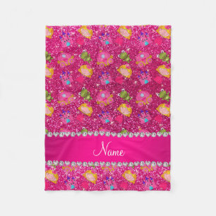 Cobertor De Velo Sapos de néon conhecidos feitos sob encomenda da