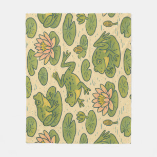 Cobertor De Velo Sapos de sapo e Lili