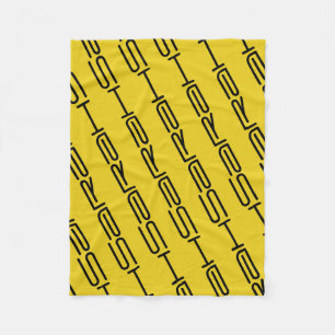 Cobertor De Velo Sarah, teste padrão geométrico, preto da repetição