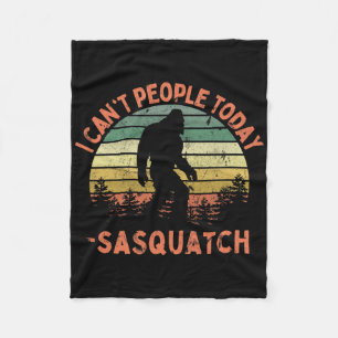 Cobertor De Velo Sasquatch Engraçado Não Posso Pessoas Hoje Hiking