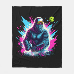 Cobertor De Velo Sasquatch Jogando Pickleball 2, 1980