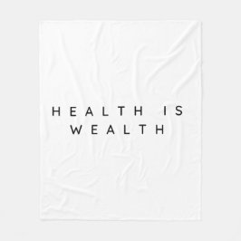 Cobertor De Velo Saúde é Riqueza