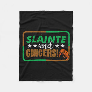 Cobertor De Velo Saúde Gingers Expressão Irlandesa Dia de São Patrí