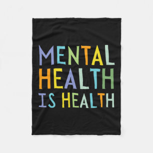 Cobertor De Velo Saúde Mental É Saúde Mental Consciência