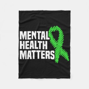 Cobertor De Velo Saúde Mental S Fita Verde Awarene Mental Health
