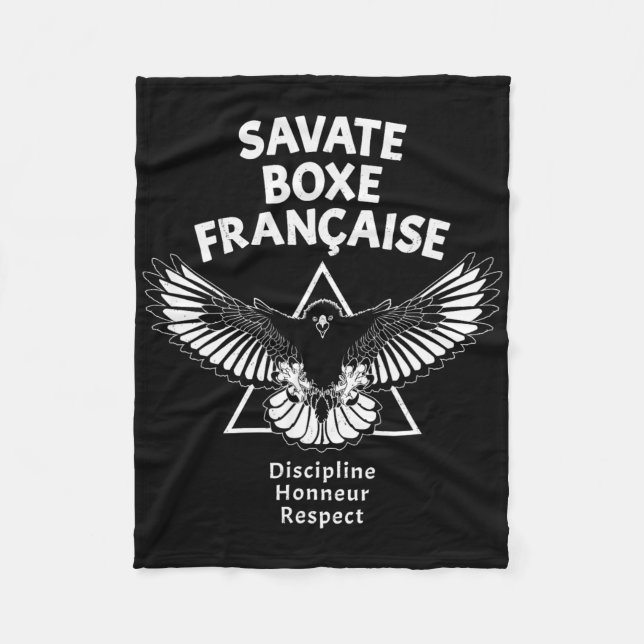 Cobertor De Velo Savate Kickboxing Francês Águia (Frente)