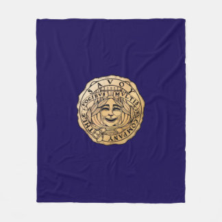 Cobertor De Velo Savoy Logo blanket navy