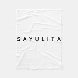 Cobertor De Velo Sayulita Engraçado Moderno, Fonte Contemporânea Su