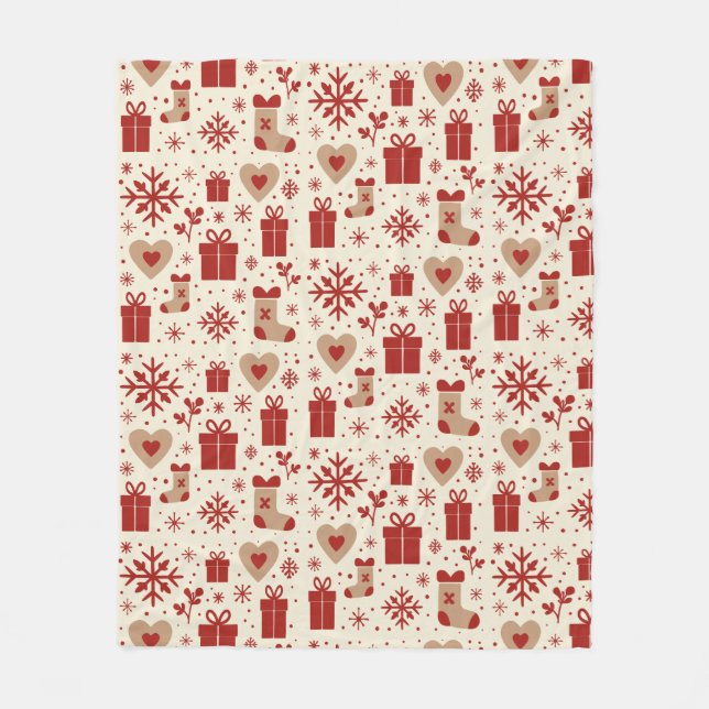 Cobertor De Velo Scandi Holiday Cheer (Frente)